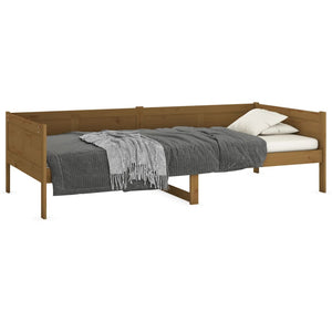 vidaXL Day Bed Honey Brown Solid Wood Pine 80x200 cm