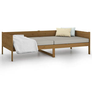 vidaXL Day Bed Honey Brown Solid Wood Pine 80x200 cm