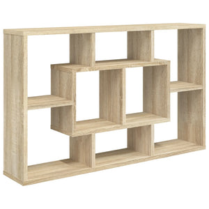 vidaXL Wall Shelf Sonoma Oak 85x16x52.5 cm Engineered Wood