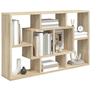 vidaXL Wall Shelf Sonoma Oak 85x16x52.5 cm Engineered Wood