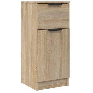 vidaXL Sideboards 2 pcs Sonoma Oak 30x30x70 cm Engineered Wood