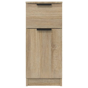 vidaXL Sideboards 2 pcs Sonoma Oak 30x30x70 cm Engineered Wood