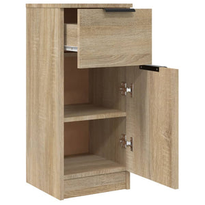 vidaXL Sideboards 2 pcs Sonoma Oak 30x30x70 cm Engineered Wood