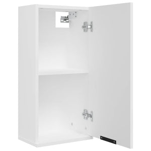 vidaXL Wall-mounted Bathroom Cabinet White 32x20x67 cm