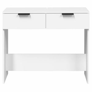 vidaXL Console Table White 90x36x75 cm Engineered Wood