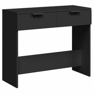 vidaXL Console Table Black 90x36x75 cm Engineered Wood