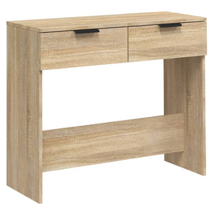 vidaXL Console Table Sonoma Oak 90x36x75 cm Engineered Wood