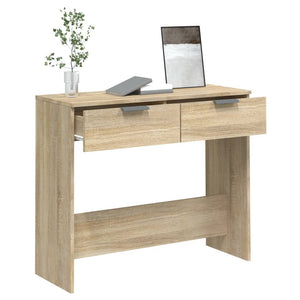 vidaXL Console Table Sonoma Oak 90x36x75 cm Engineered Wood