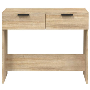 vidaXL Console Table Sonoma Oak 90x36x75 cm Engineered Wood