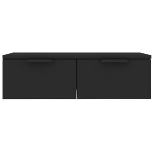 vidaXL Wall Cabinet Black 68x30x20 cm Engineered Wood