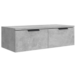 vidaXL Wall Cabinet Concrete Grey 68x30x20 cm Engineered Wood