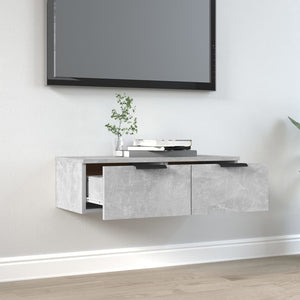 vidaXL Wall Cabinet Concrete Grey 68x30x20 cm Engineered Wood