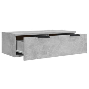 vidaXL Wall Cabinet Concrete Grey 68x30x20 cm Engineered Wood