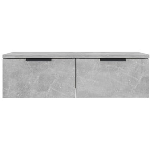 vidaXL Wall Cabinet Concrete Grey 68x30x20 cm Engineered Wood