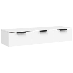 vidaXL Wall Cabinet White 102x30x20 cm Engineered Wood