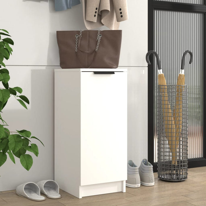 vidaXL Shoe Cabinet White 30x35x70 cm Engineered Wood