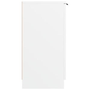 vidaXL Shoe Cabinet White 59x35x70 cm Engineered Wood