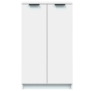 vidaXL Shoe Cabinet White 59x35x100 cm Engineered Wood