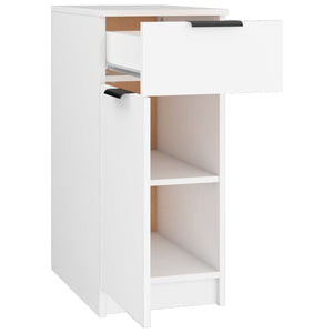 vidaXL Desk Cabinet White 33.5x50x75 cm Engineered Wood