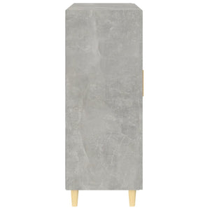 vidaXL Sideboard Concrete Grey 69.5x34x90 cm Engineered Wood