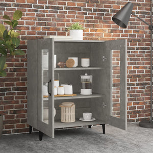 vidaXL Sideboard Concrete Grey 69.5x34x90 cm Engineered Wood