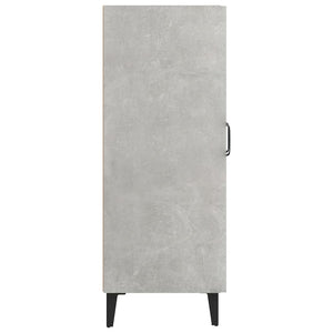 vidaXL Sideboard Concrete Grey 69.5x34x90 cm Engineered Wood