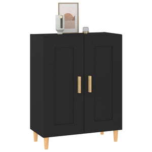 vidaXL Sideboard Black 69.5x34x90 cm Engineered Wood