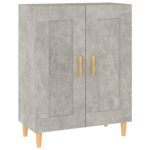 vidaXL Sideboard Concrete Grey 69.5x34x90 cm Engineered Wood