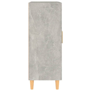 vidaXL Sideboard Concrete Grey 69.5x34x90 cm Engineered Wood