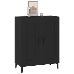 vidaXL Sideboard Black 69.5x34x90 cm Engineered Wood