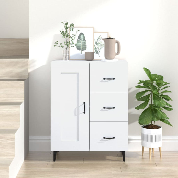 vidaXL Sideboard White 69.5x34x90 cm Engineered Wood