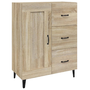 vidaXL Sideboard Sonoma Oak 69.5x34x90 cm Engineered Wood