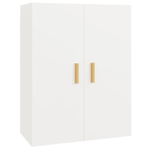 vidaXL Hanging Wall Cabinet White 69.5x34x90 cm