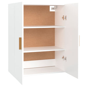 vidaXL Hanging Wall Cabinet White 69.5x34x90 cm