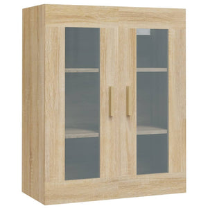 vidaXL Hanging Wall Cabinet Sonoma Oak 69.5x34x90 cm