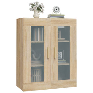 vidaXL Hanging Wall Cabinet Sonoma Oak 69.5x34x90 cm