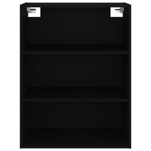 vidaXL Hanging Wall Cabinet Black 69.5x32.5x90 cm