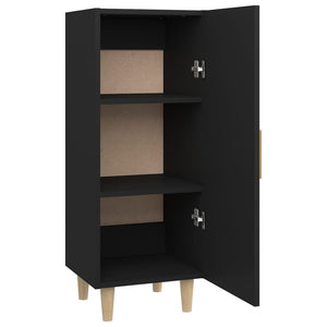 vidaXL Sideboard Black 34.5x34x90 cm Engineered Wood