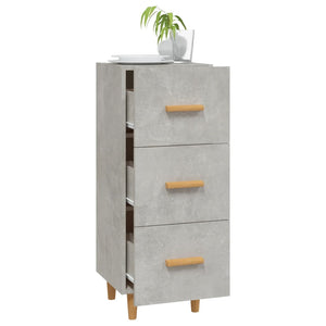 vidaXL Sideboard Concrete Grey 34.5x34x90 cm Engineered Wood