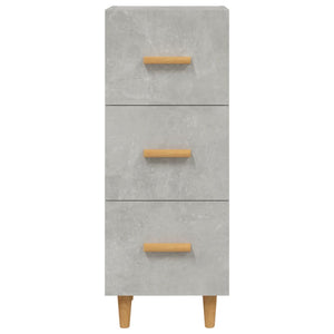 vidaXL Sideboard Concrete Grey 34.5x34x90 cm Engineered Wood