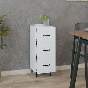 vidaXL Sideboard White 34.5x34x90 cm Engineered Wood