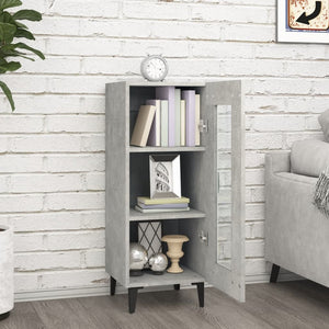 vidaXL Sideboard Concrete Grey 34.5x34x90 cm Engineered Wood