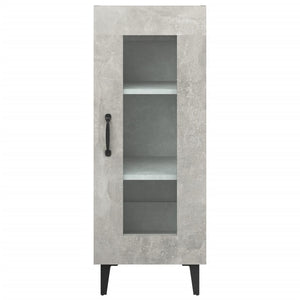 vidaXL Sideboard Concrete Grey 34.5x34x90 cm Engineered Wood