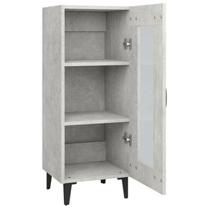 vidaXL Sideboard Concrete Grey 34.5x34x90 cm Engineered Wood