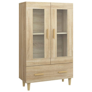 vidaXL Highboard Sonoma Oak 70x31x115 cm Engineered Wood