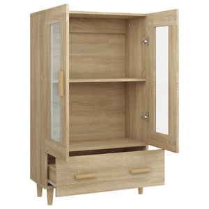 vidaXL Highboard Sonoma Oak 70x31x115 cm Engineered Wood