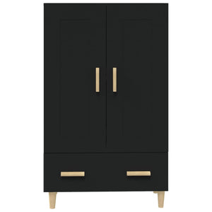 vidaXL Highboard Black 70x31x115 cm Engineered Wood