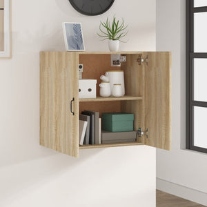 vidaXL Wall Cabinet Sonoma Oak 60x31x60 cm Engineered Wood