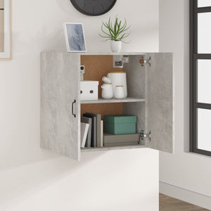 vidaXL Wall Cabinet Concrete Grey 60x31x60 cm Engineered Wood