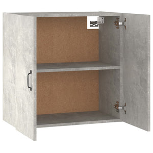 vidaXL Wall Cabinet Concrete Grey 60x31x60 cm Engineered Wood